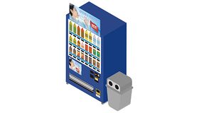 自動販売機のダミー缶フィルム
